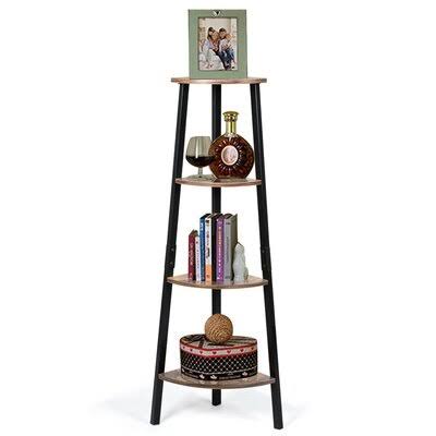 4-Tier Corner Shelf Metal Storage Rack W26485