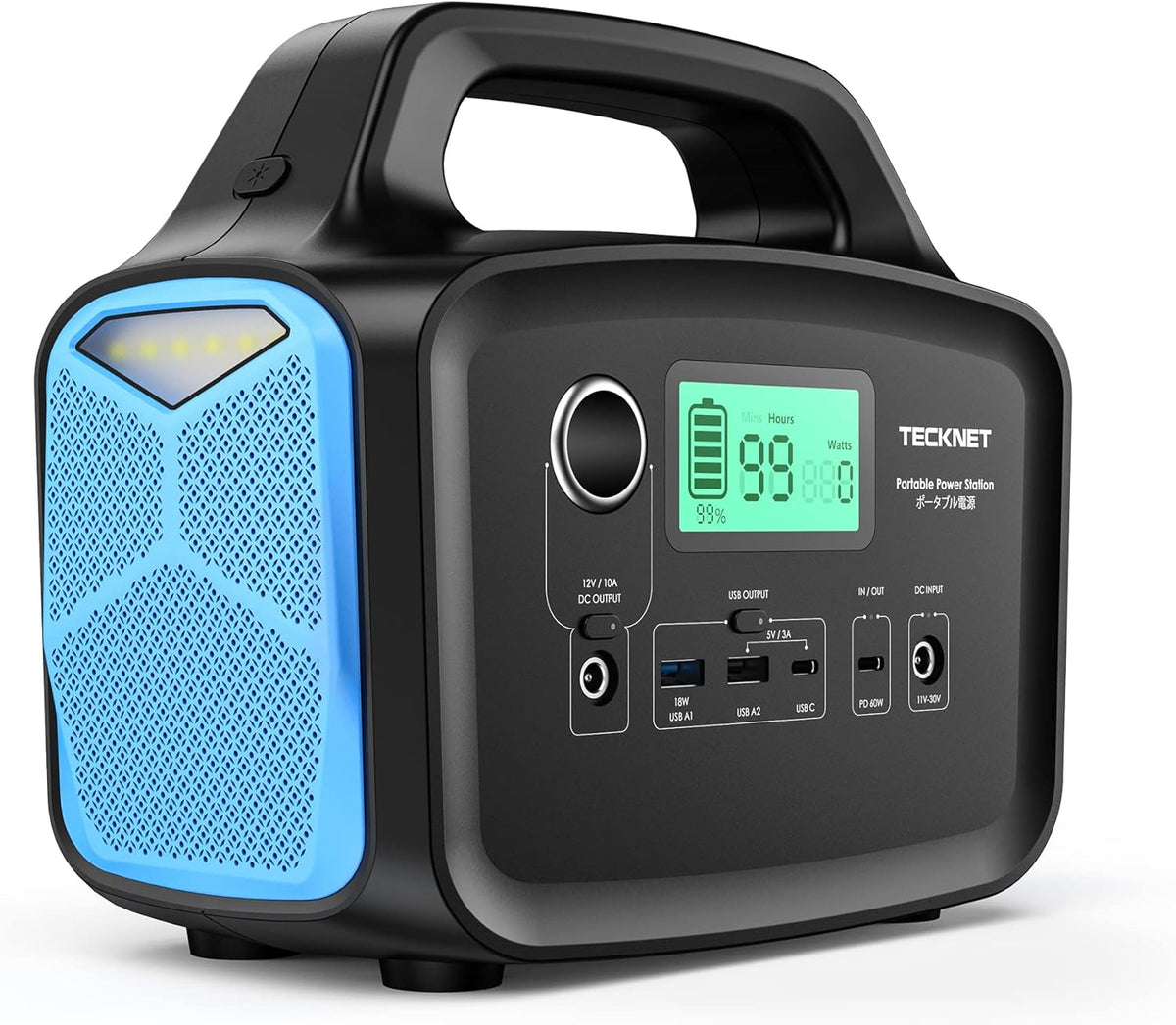 Portable Power Station 296Wh Solar Generator V412