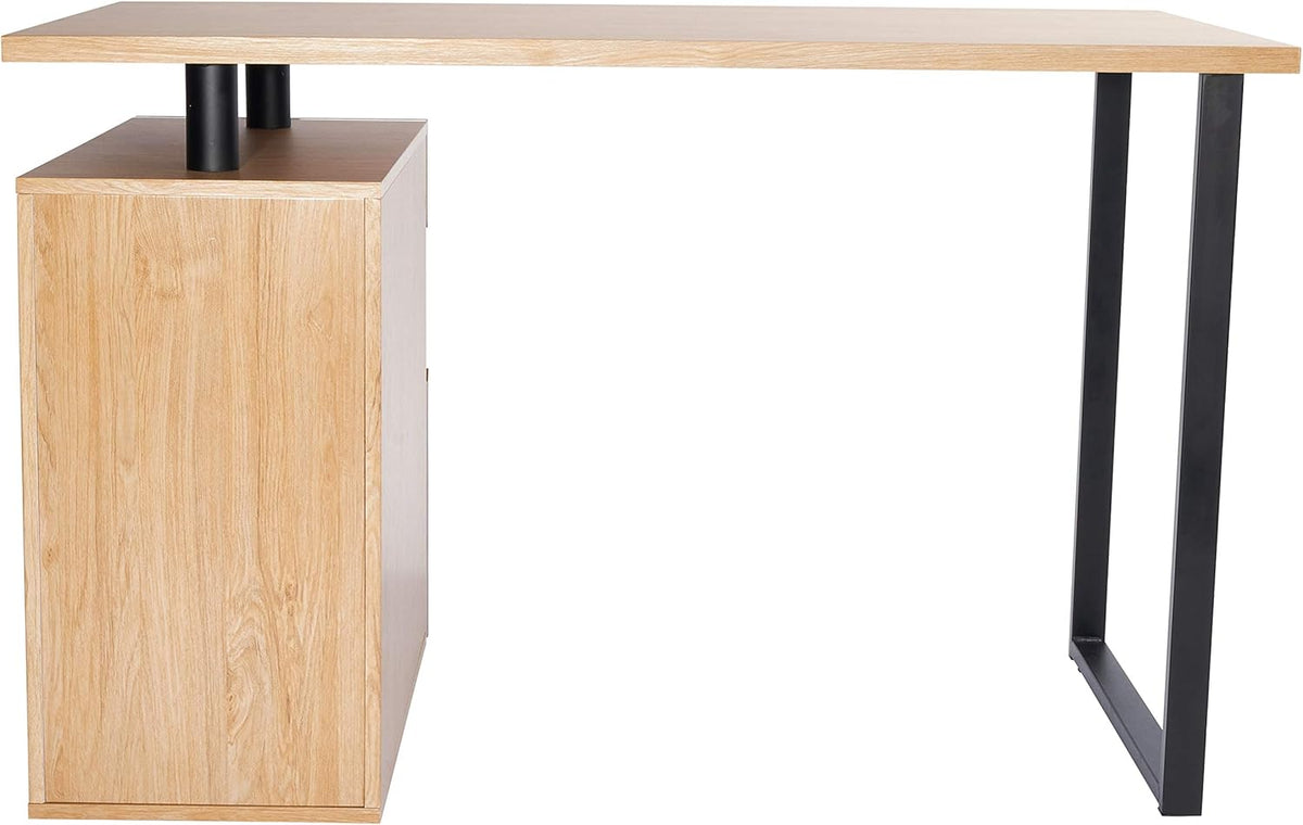 Computer Desk with Storage and File Cabinet E102