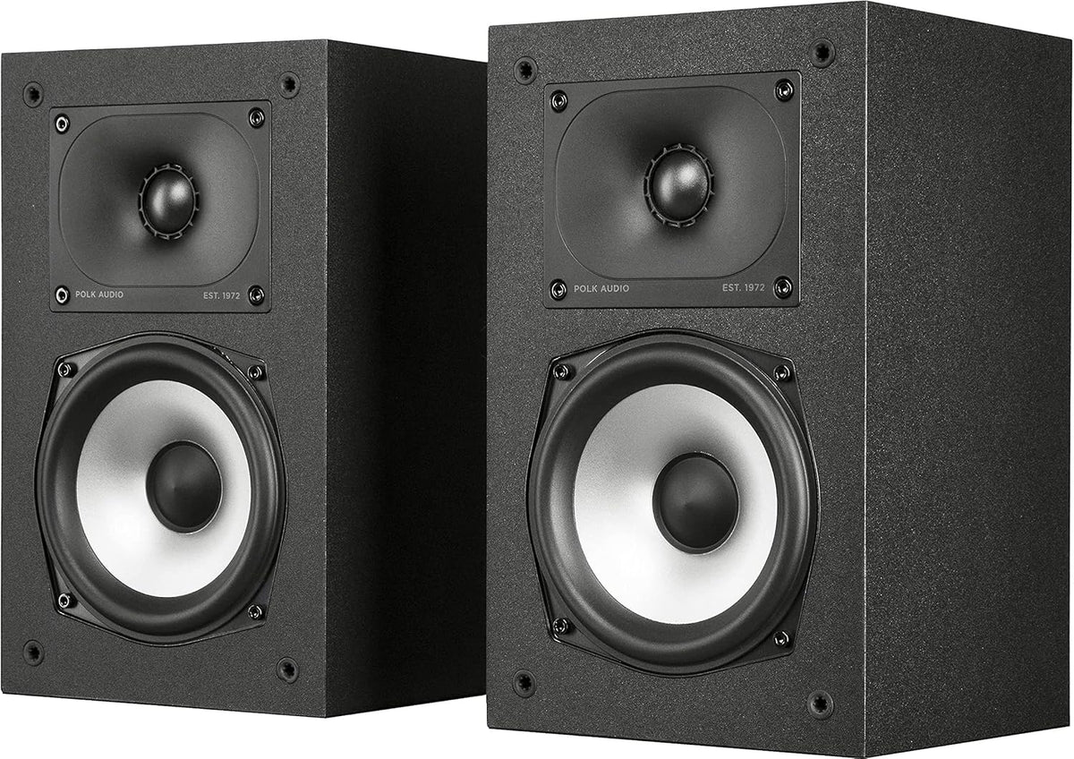 Pair of Midnight Black Bookshelf or Surround Speakers V120234