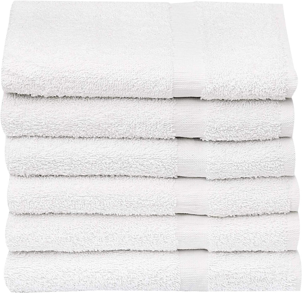 120 Pcs White Cotton Blend Bath Towel 24x48 Inch B578405
