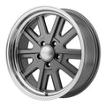 17x8 5x120.65 0mm Gray Machined Wheels E715