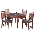 48 in. Folding Poker Table & Chairs Set X74801