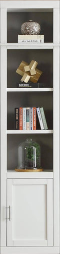 White 22 inch Bookcase with Reversible Door C135