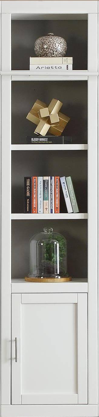 White 22 inch Bookcase with Reversible Door C135