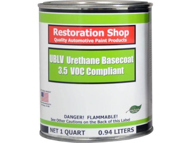 Bright White 1 Quart Low VOC Urethane Basecoat Auto Paint G366635