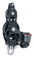 60 mm Aluminum Fiddle Block with Cam Cleat Q296