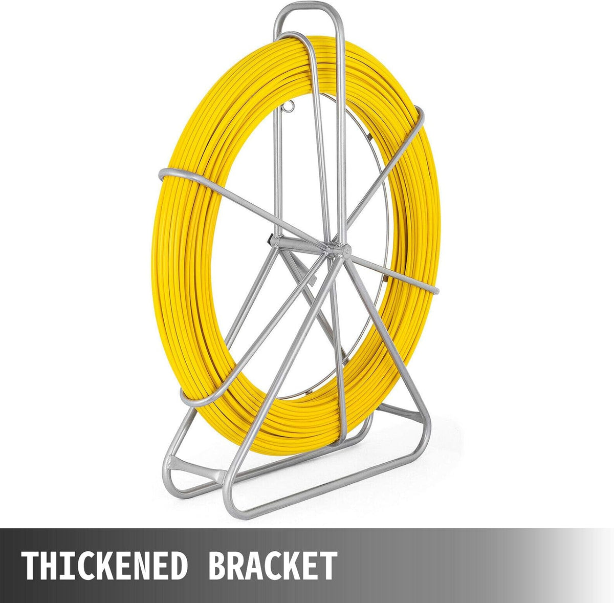 Fiberglass Fish Tape 656FT with Steel Reel Stand T918