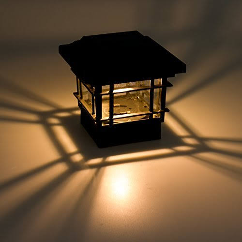 8 Pack Solar Post Cap Lights F6147