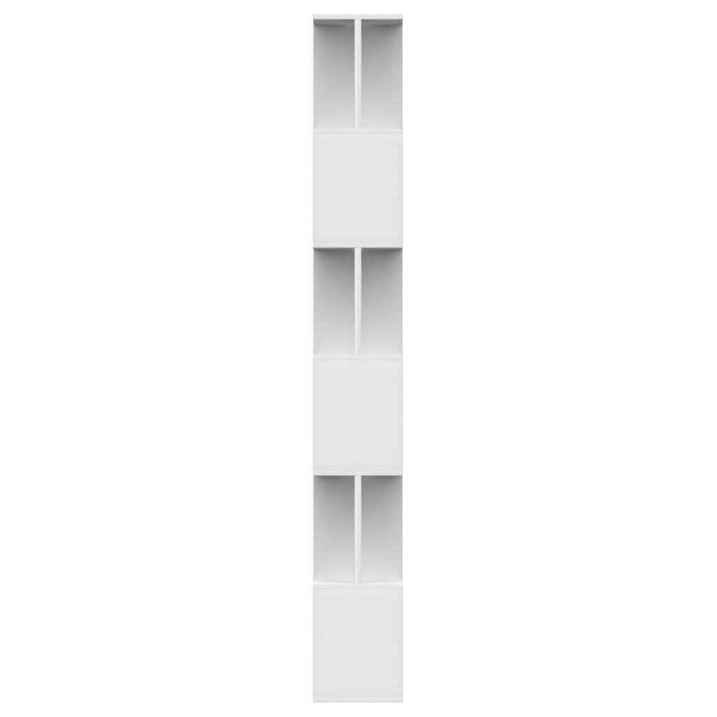 White Chipboard Book Cabinet Room Divider Z763307