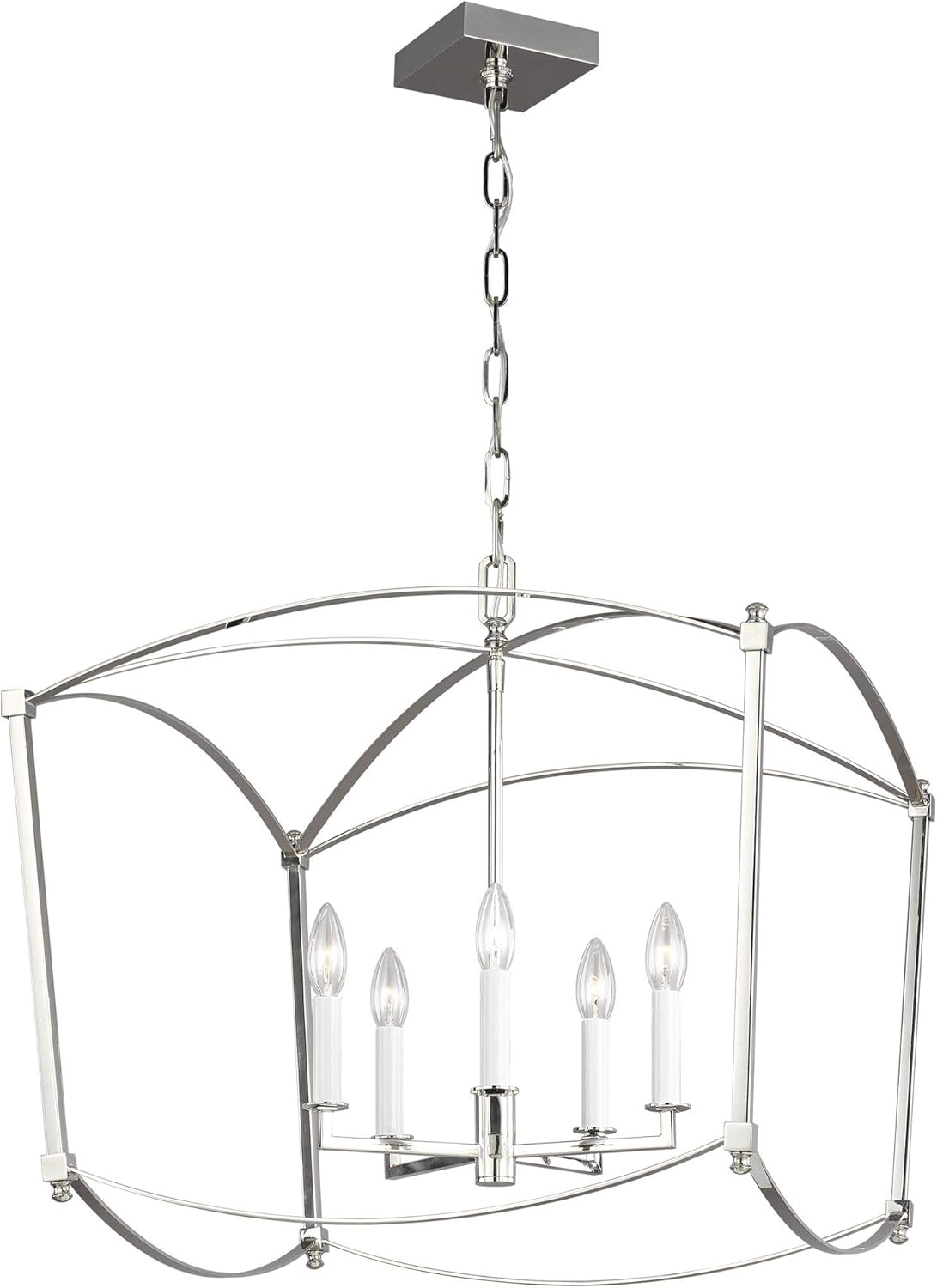 3-Light Candle Chandelier T209