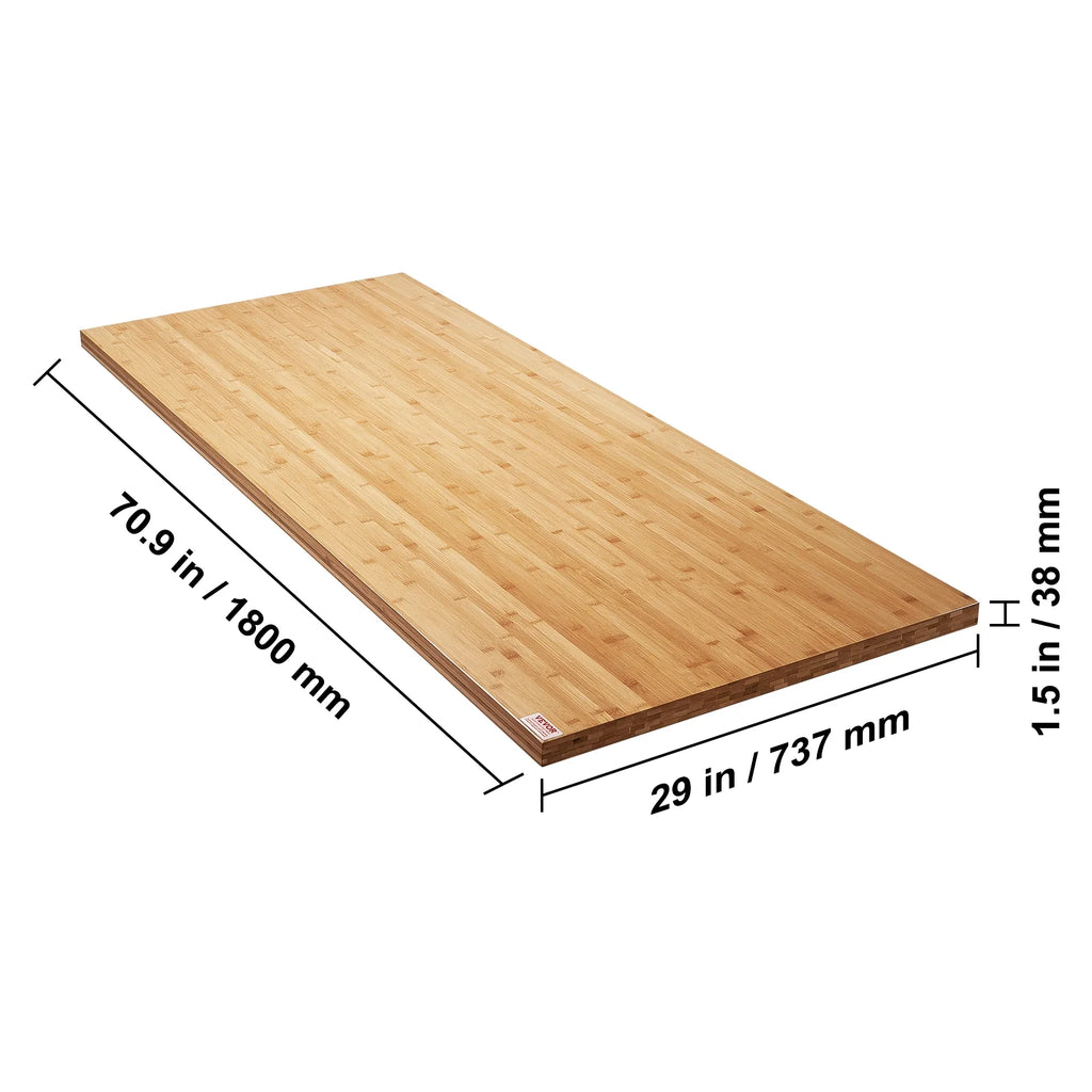 Bamboo Table Top 70.9" x 29" x 1.5" V96100