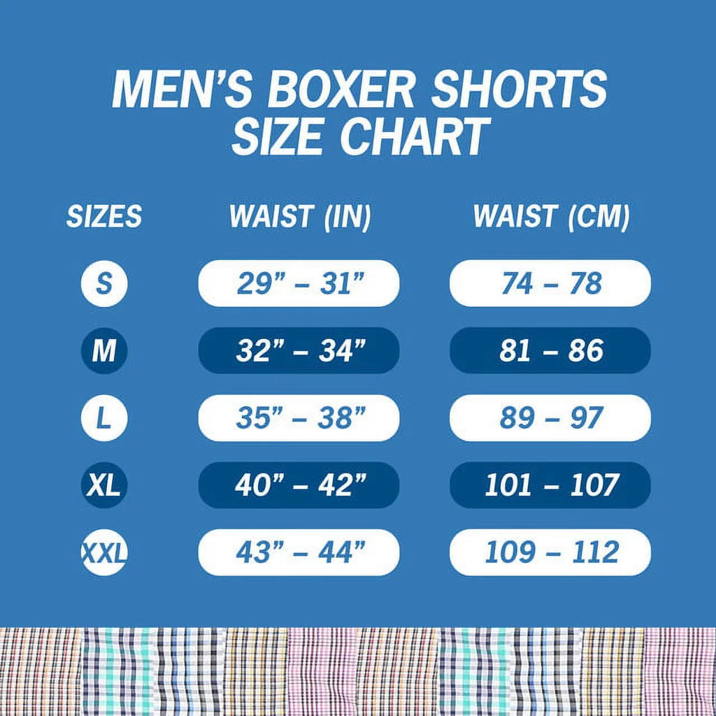 Men's 100% Cotton Boxer Shorts E532181