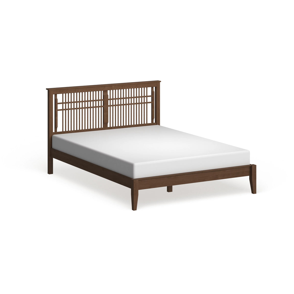 Contemporary Wood Platform Bed King Y127