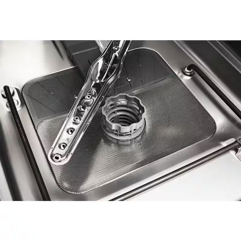 Black Front Control Dishwasher with Stainless Steel Tub V669