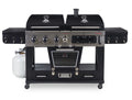 Gas and Charcoal Combo Grill with Electric Smoker Y66740