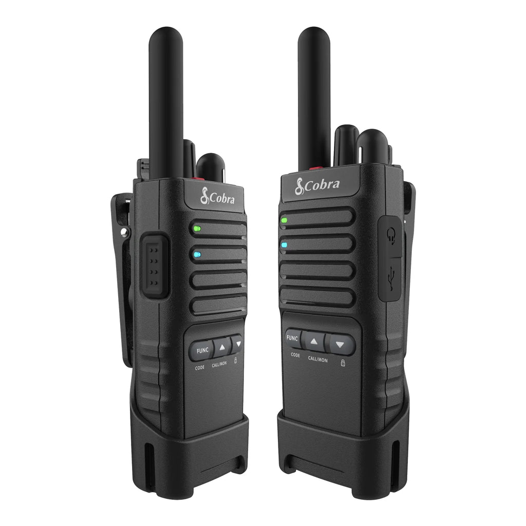 2W FRS Two Way Radios Pair IPX4 Waterproof Walkie Talkies 22 Channels Z473753