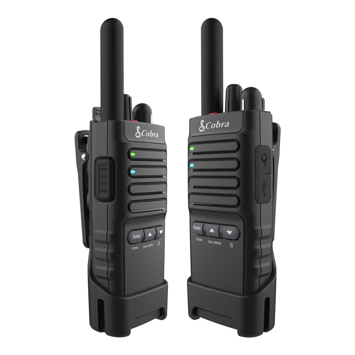 2W FRS Two Way Radios Pair IPX4 Waterproof Walkie Talkies 22 Channels Z473753