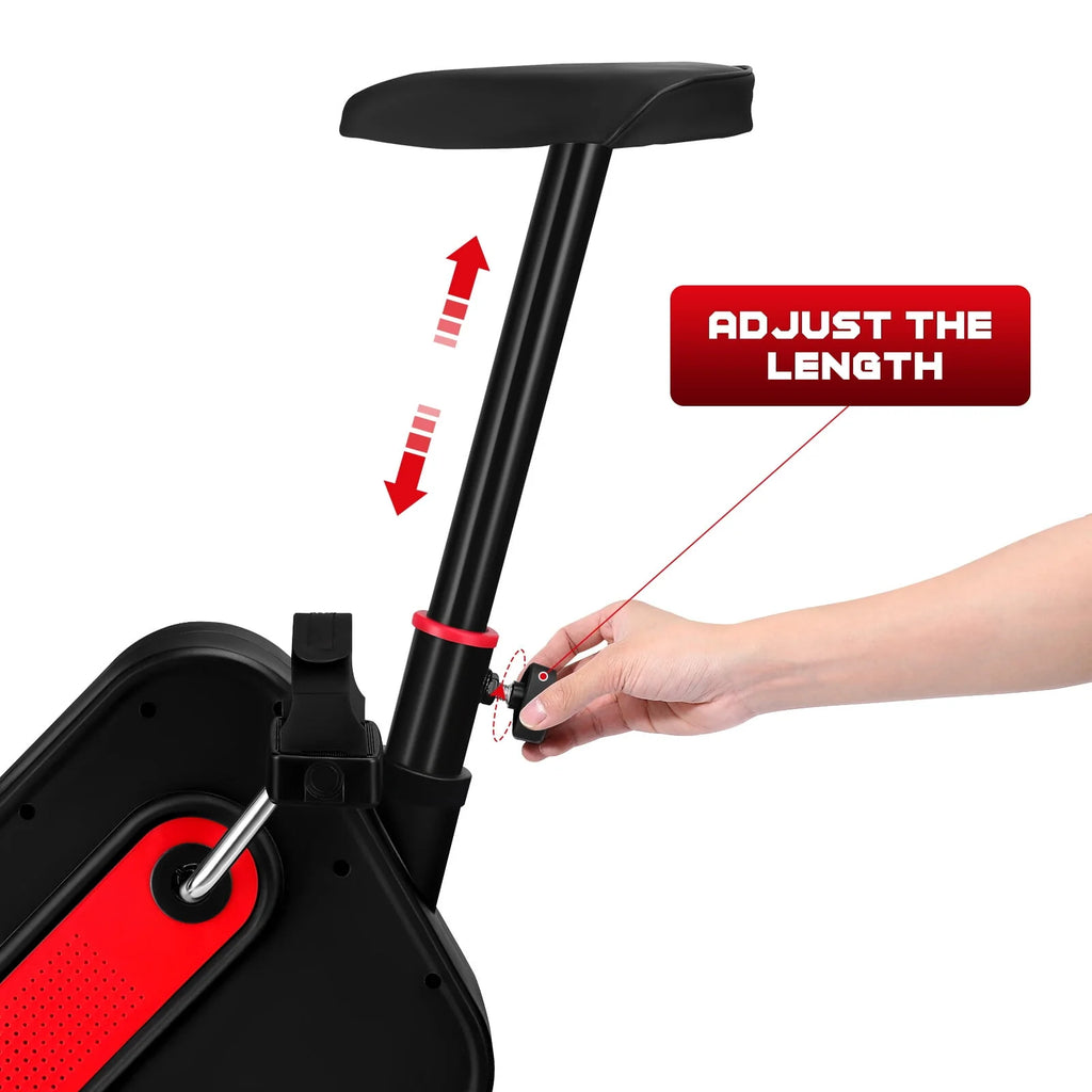 Stationary Indoor Cycling Bike with Seat Cushion and Digital Display F40277