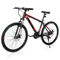 26 Inch 21 Speed Red Black Mountain Bike U327