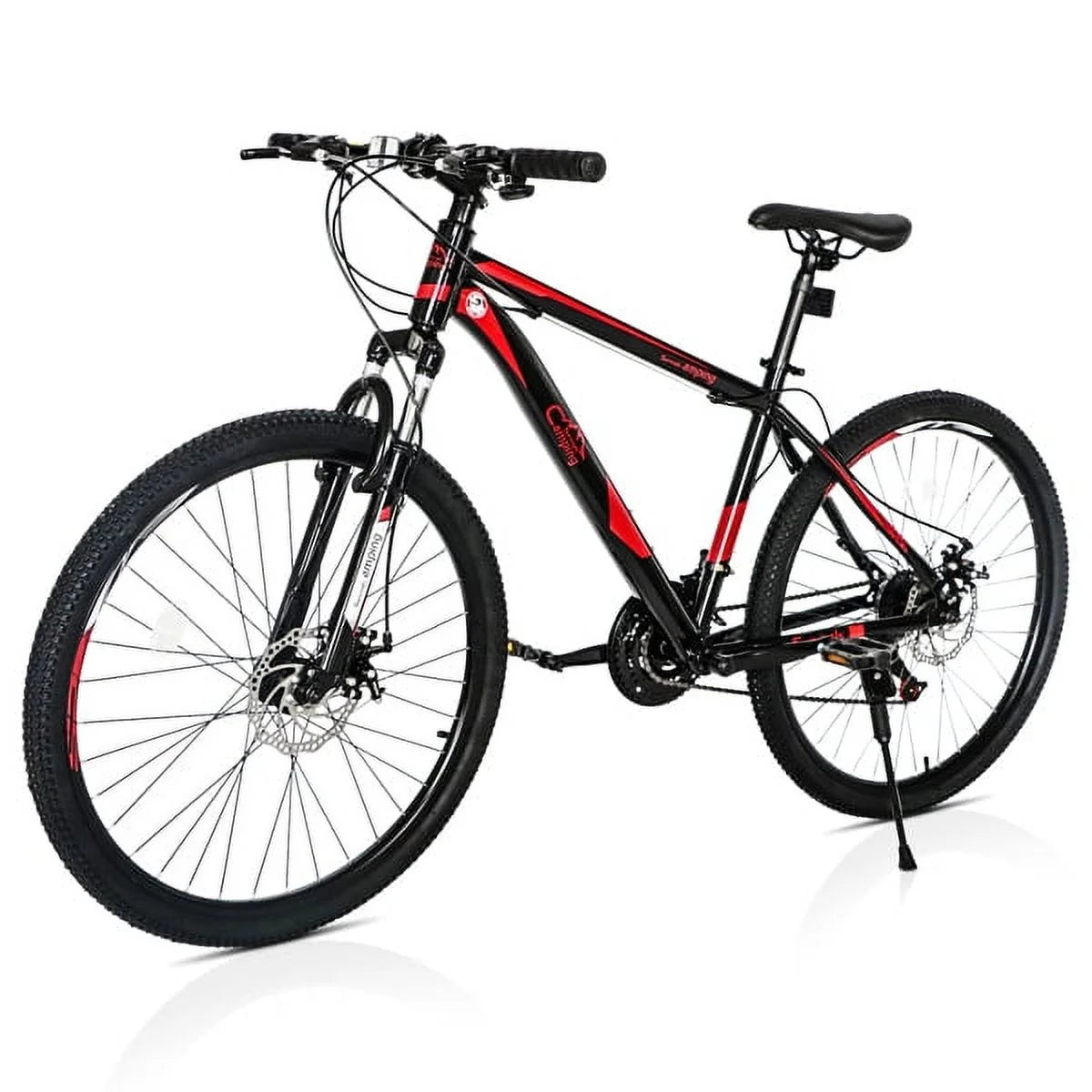 26 Inch 21 Speed Red Black Mountain Bike U327