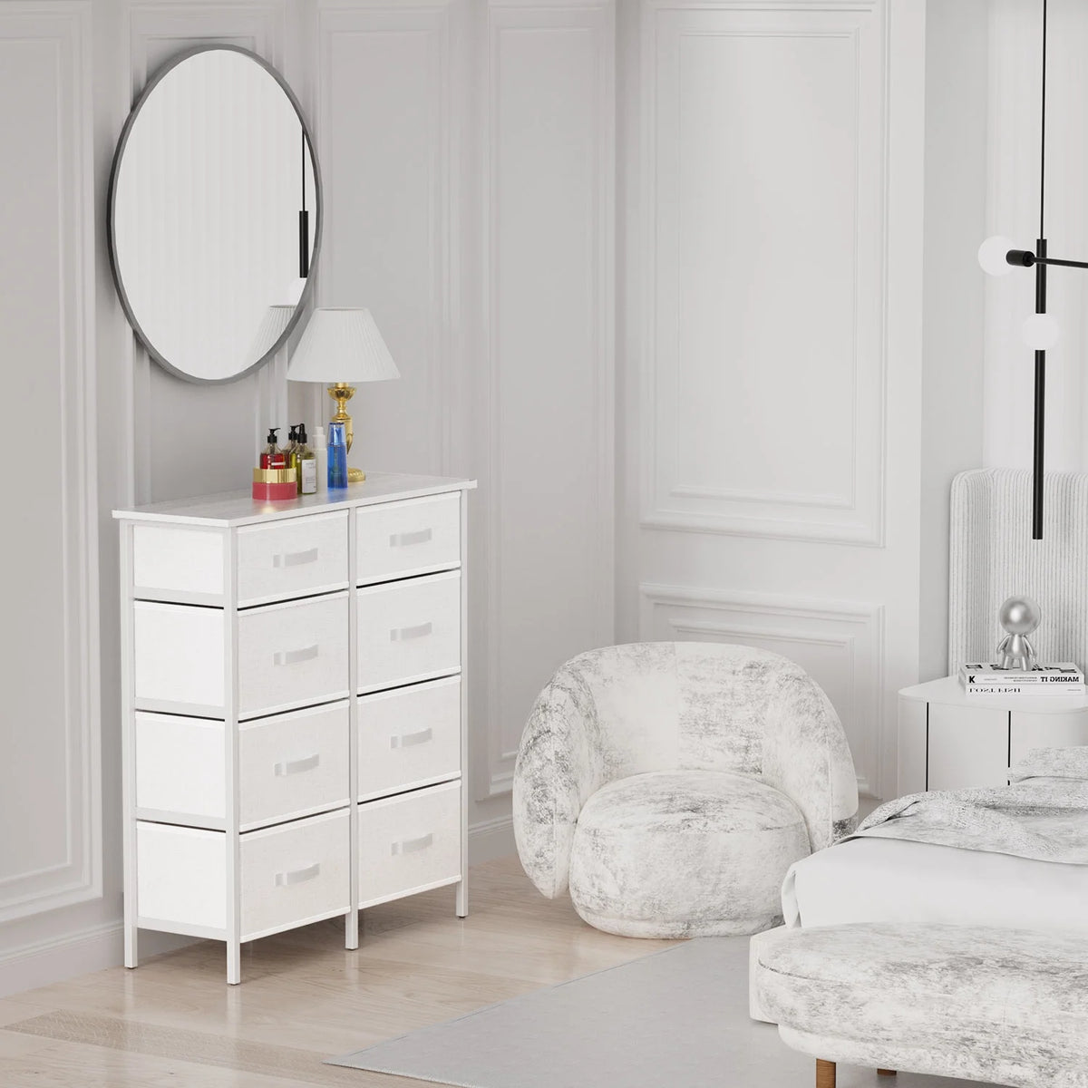 Grey 8 Drawer Dresser Z360453