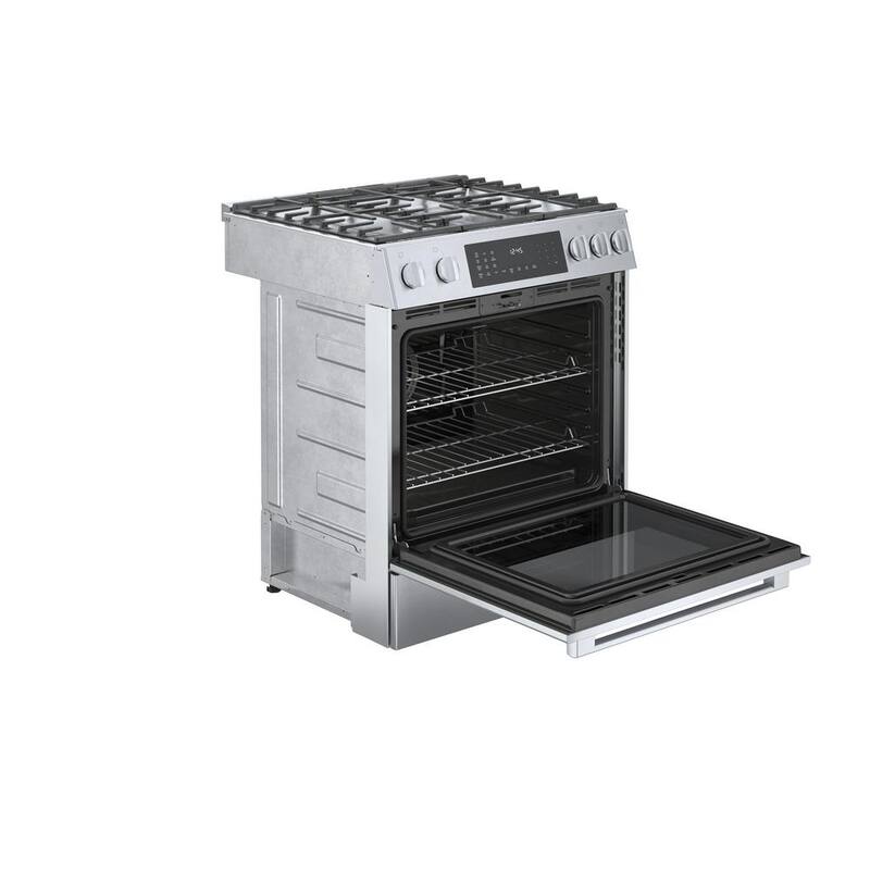 30 in. 5 Burner Slide-In Gas Range in Stainless Steel O549