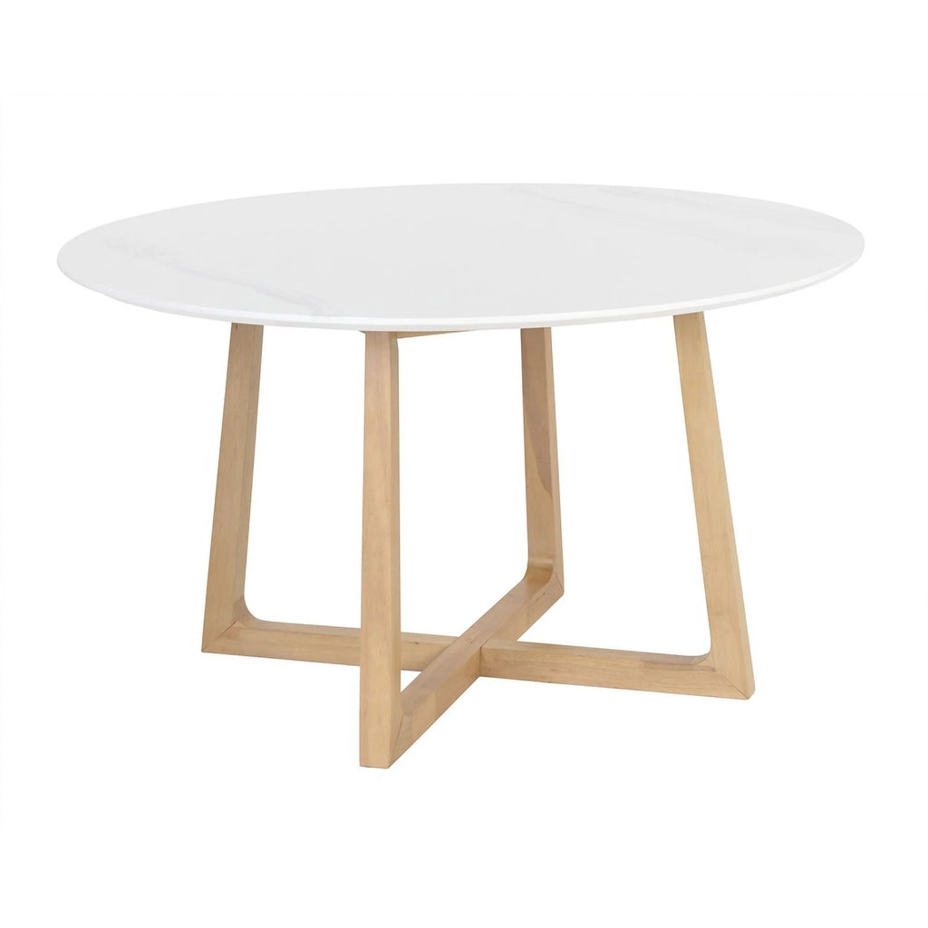 Mid-Century Faux Marble Dining Table B4259