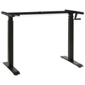 Manual Height Adjustable Standing Desk Frame Black T28881