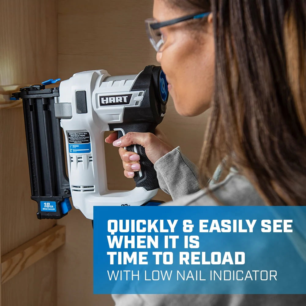 20-Volt 18-Gauge Battery-Powered Brad Nailer Kit P93987