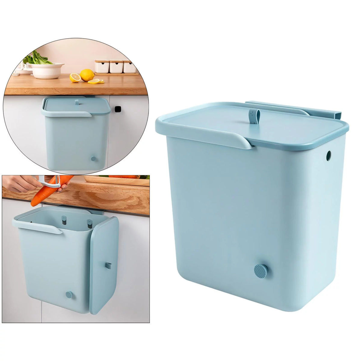 2.4 Gallon Hanging Trash Can T960427