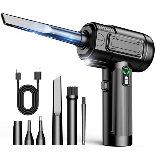 100000RPM Cordless Electric Air Duster with LED Light O16322