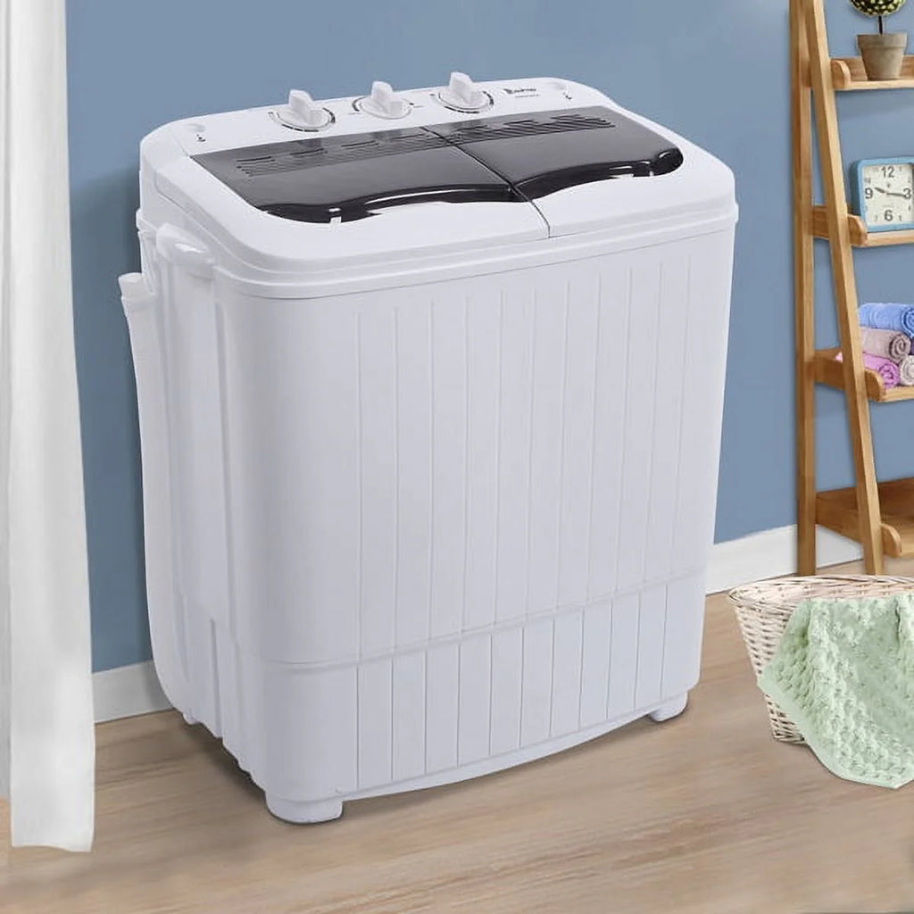 Portable 14.3lbs Semi-Automatic Washing Machine F15614