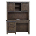Dark Gray Double Barn Door Hutch D295980