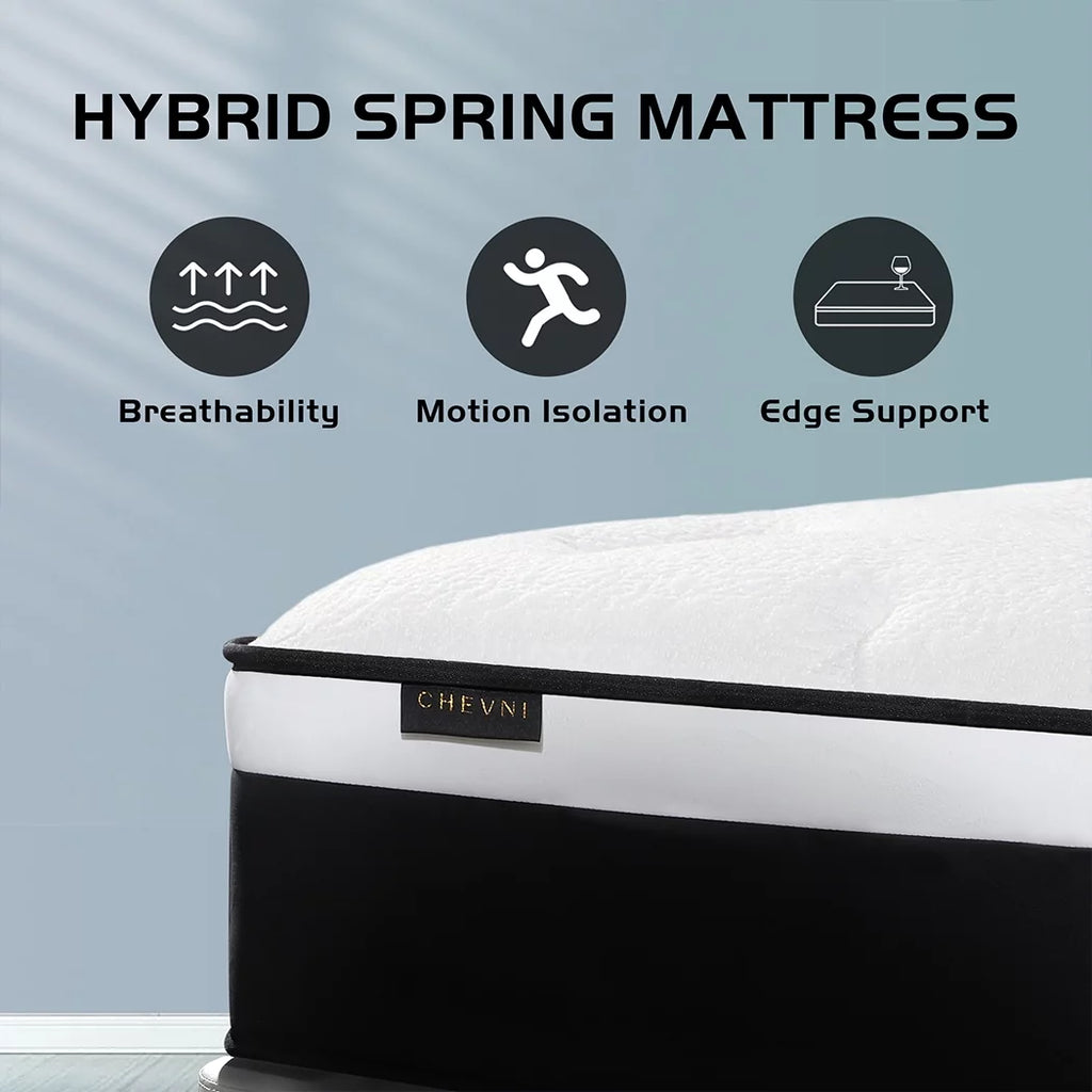 Memory Foam Spring Hybrid Mattress J62160