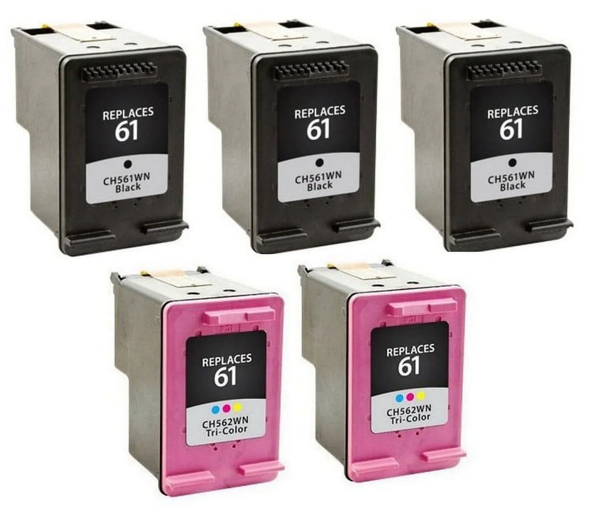 Replacement Inkjet Combo Pack 3-Black/2-Color Z708673