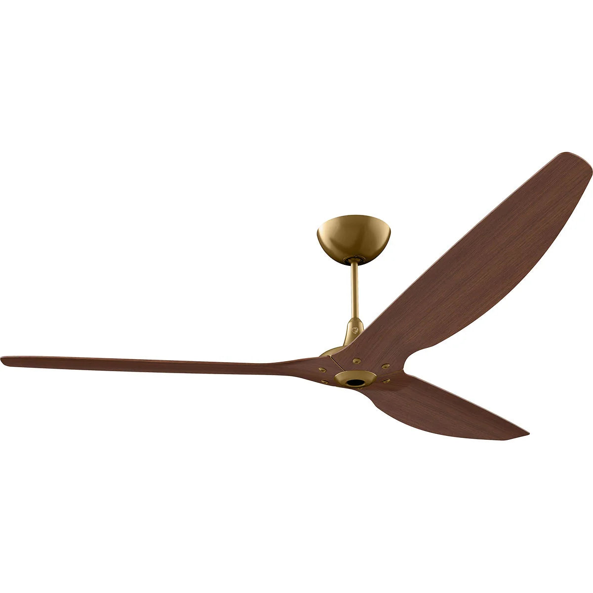 84 Ceiling Fan With Cocoa Bamboo Blades And Gold Finish T25036
