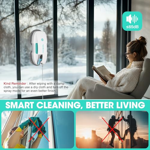 Robot Window Cleaner with 3800Pa Suction W8950