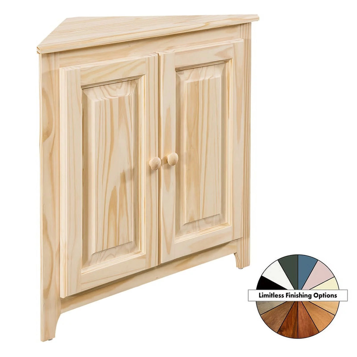 Wood Corner Cabinet C5095