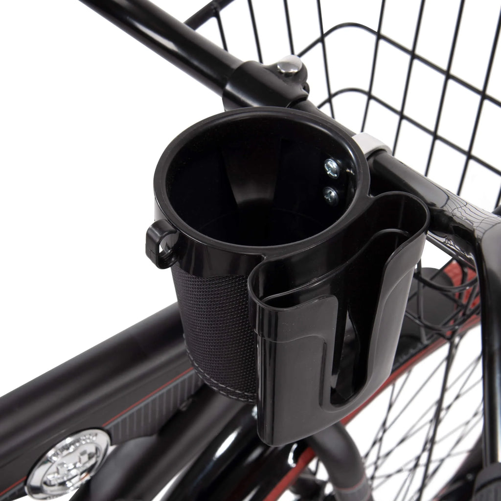 26” Matte Black Cruiser Bike A3725
