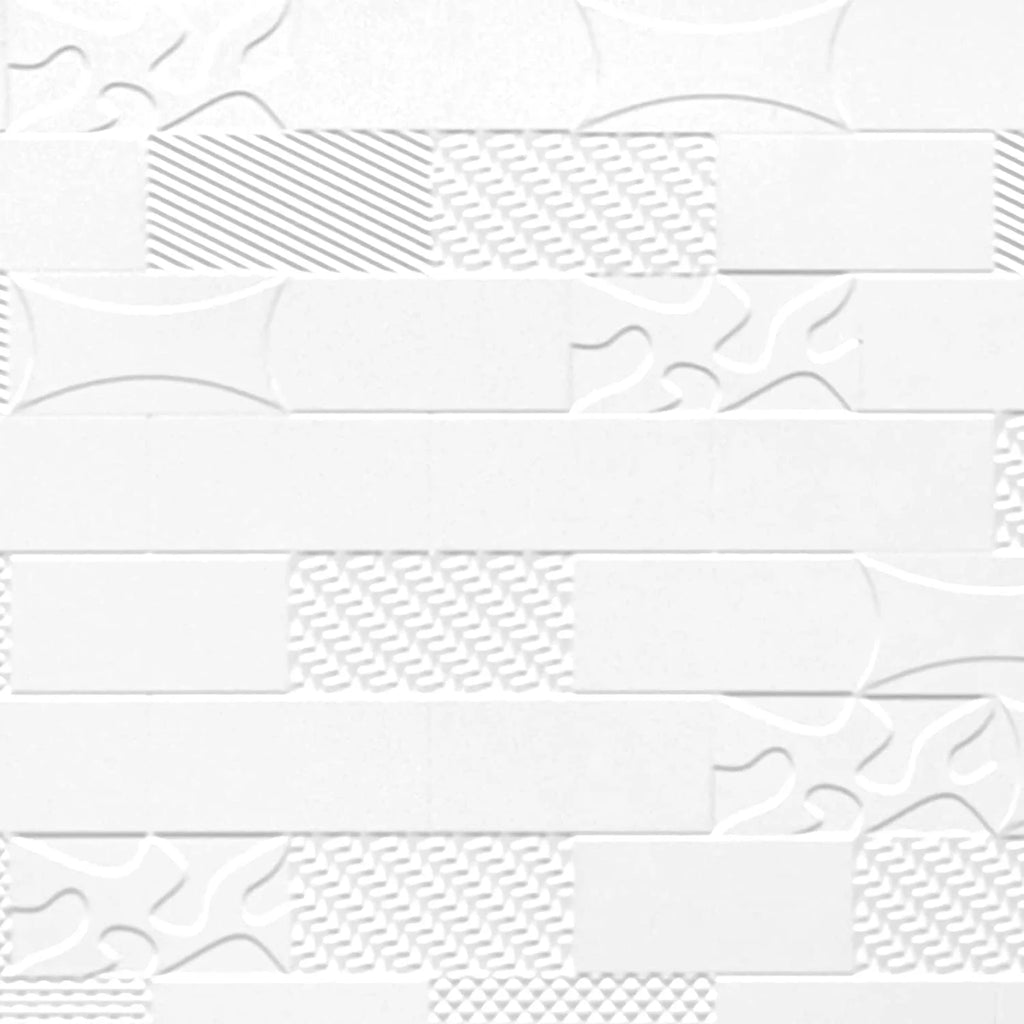 PVC Glue-up Tub and Shower Wall Panels Surround in Gloss White C7078