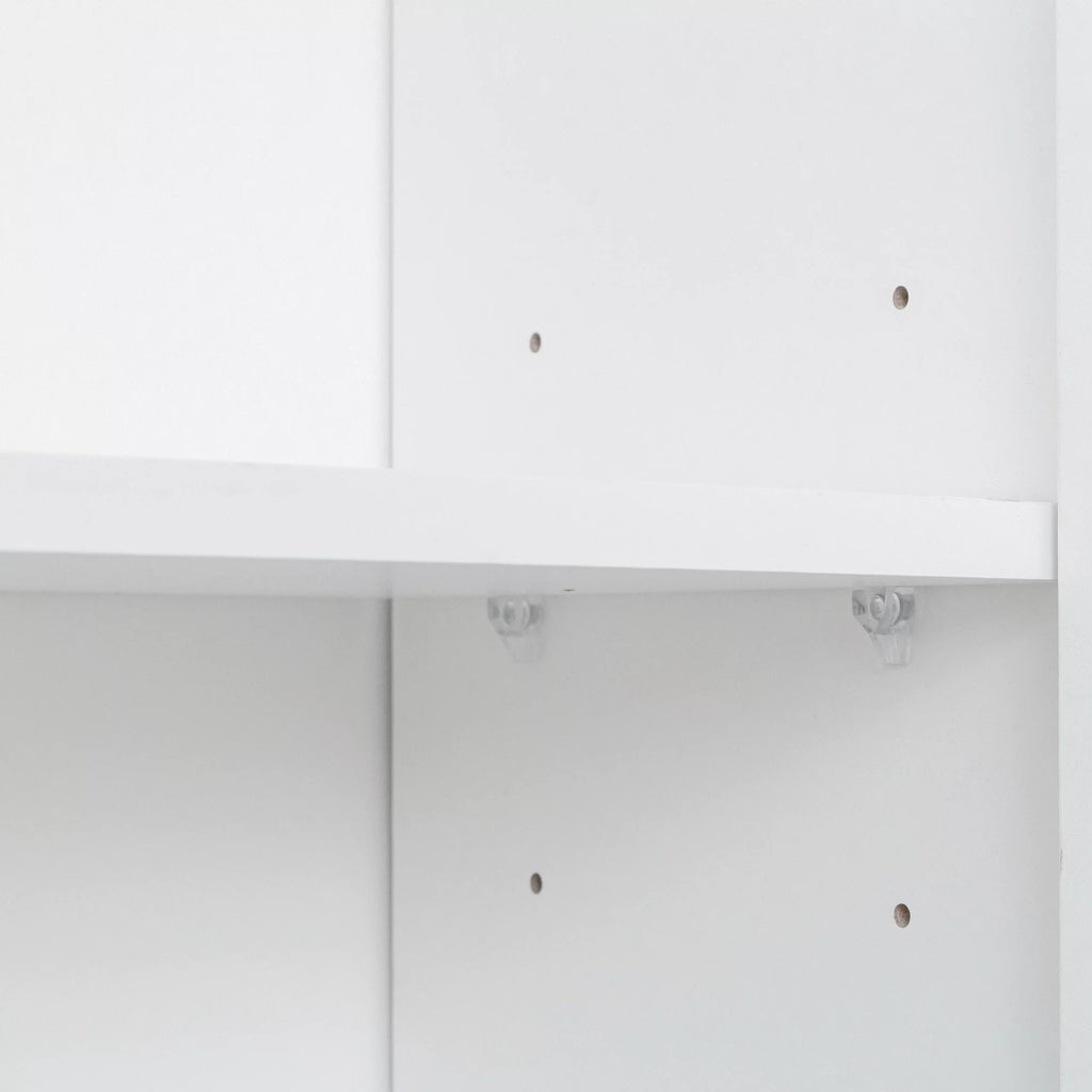 White Kitchen Pantry Cabinet with 6 Doors and 1 Drawer O686