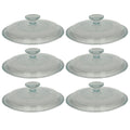 Clear Glass Replacement Lid Cover 6-Pack P94316
