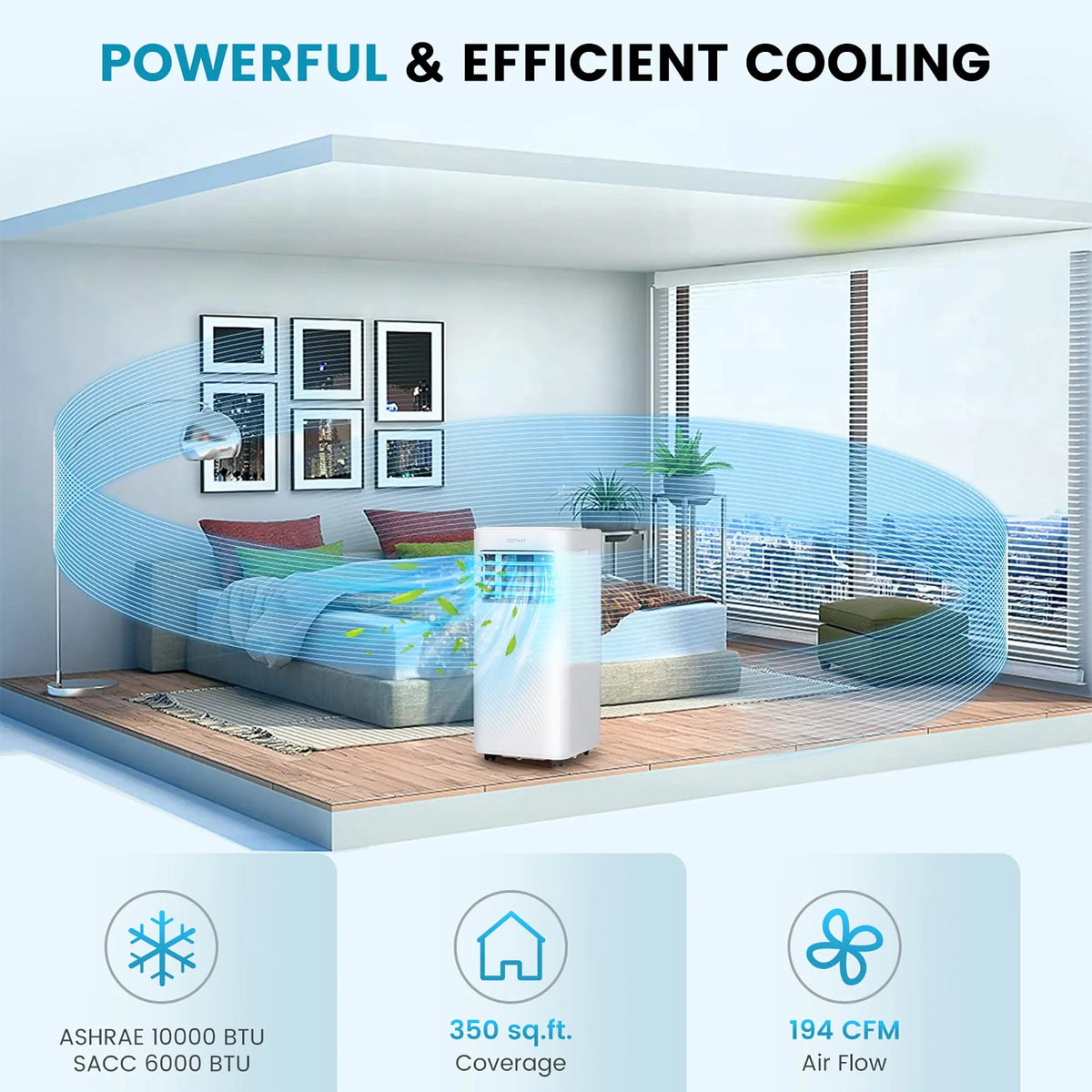 10000 BTU Portable Air Conditioner S42259