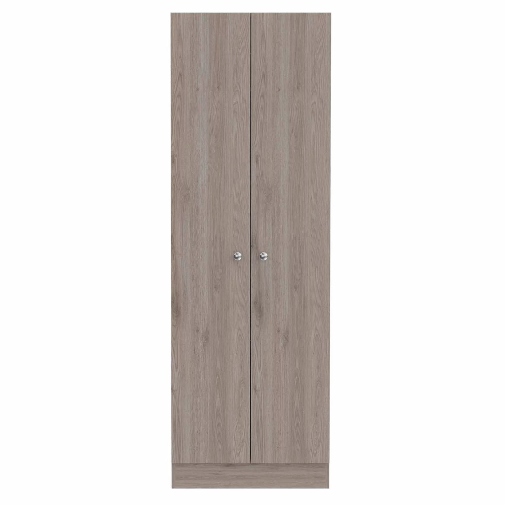 Dark Brown & Black Double Door Cabinet M9170
