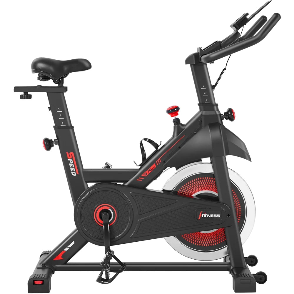 Exercise Bike with Adjustable Seat & Handlebar, Black P469252