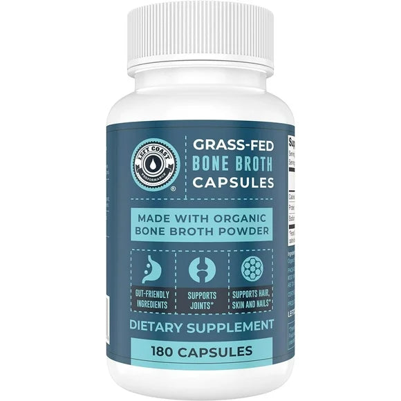 180 Ct Grass-Fed Bone Broth Capsules F2730