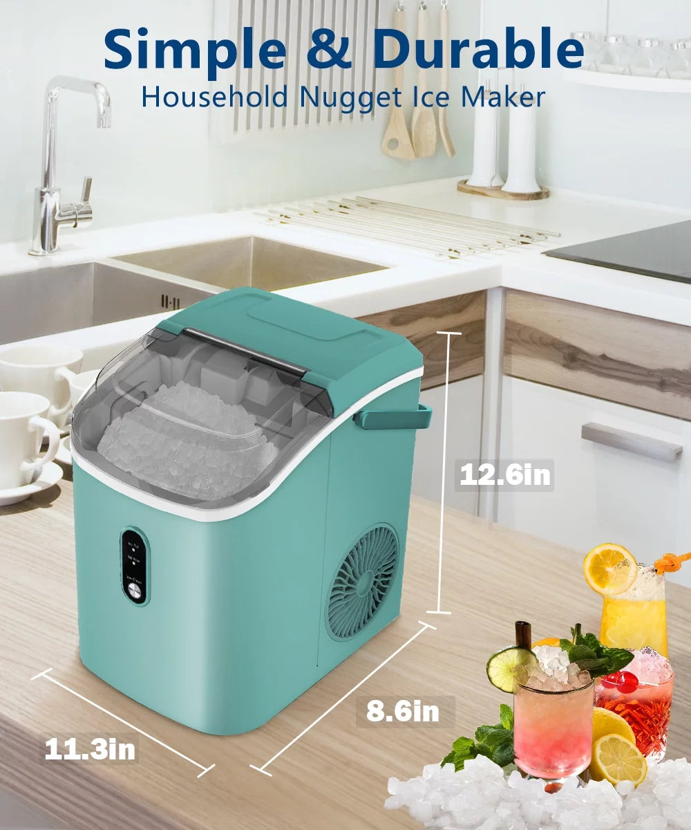 33lbs Countertop Ice Maker with Scoop, Black Z2725