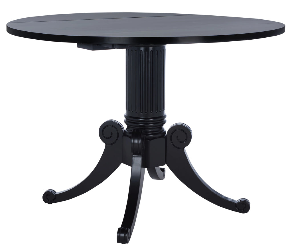 Black Foldable Leaf Dining Table P556383