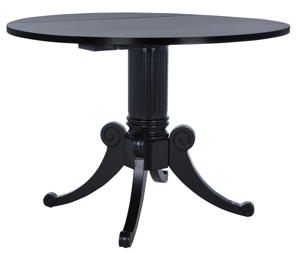 Black Foldable Leaf Dining Table P556383